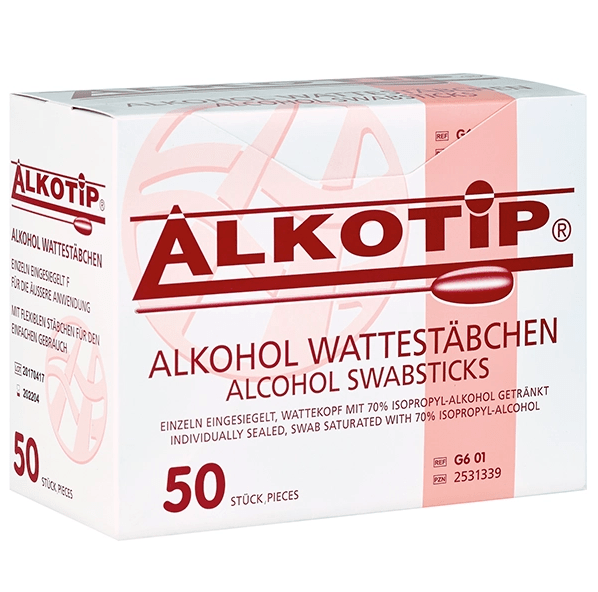 Alkotip Alkohol Wattestäbchen - großer Wattekopf - Servoprax